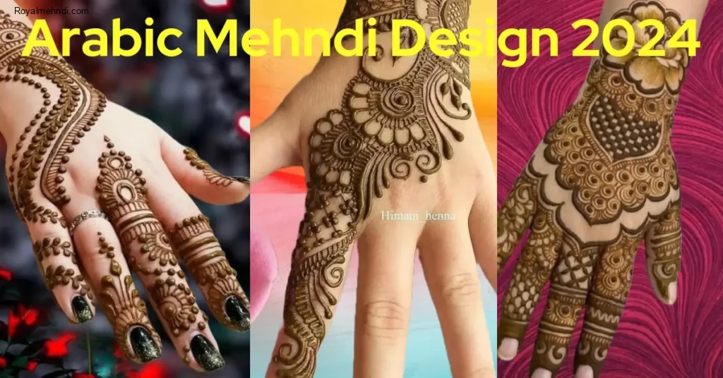 simple arabic mehndi design 2024 back hand