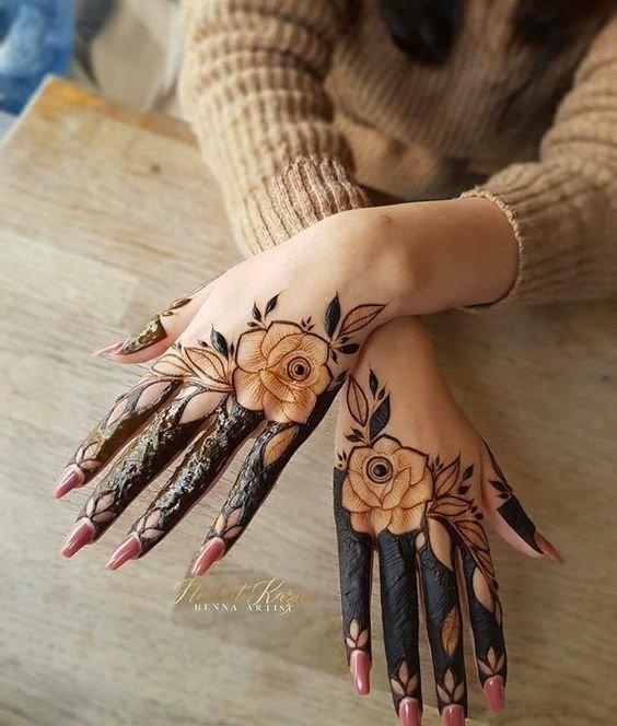 Easy Arabic Mehndi Design