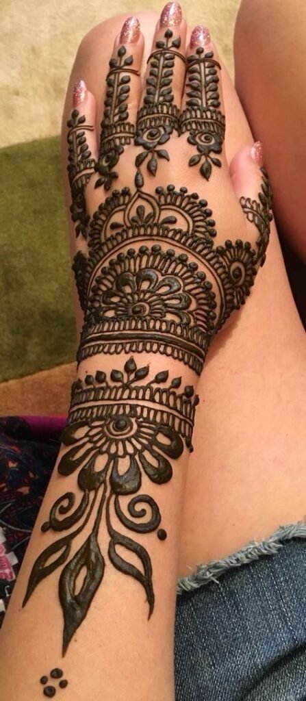 Easy Arabic Mehndi Design