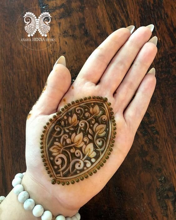 Easy Arabic Mehndi Design