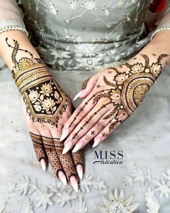 Easy Arabic Mehndi Design