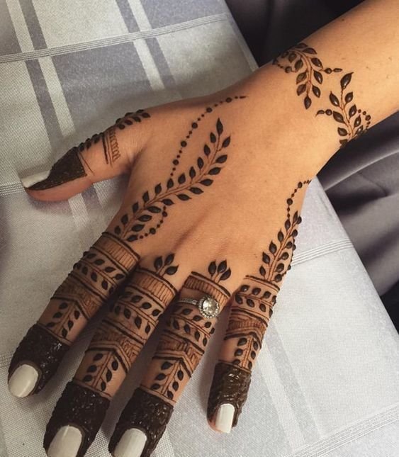 Easy Arabic Mehndi Design