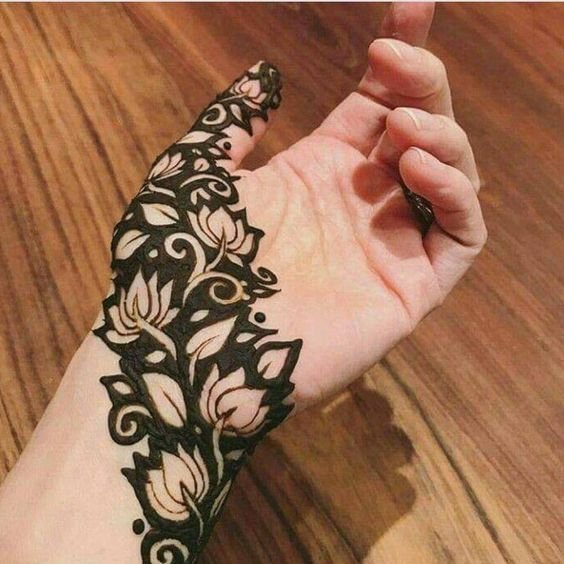 Easy Arabic Mehndi Design