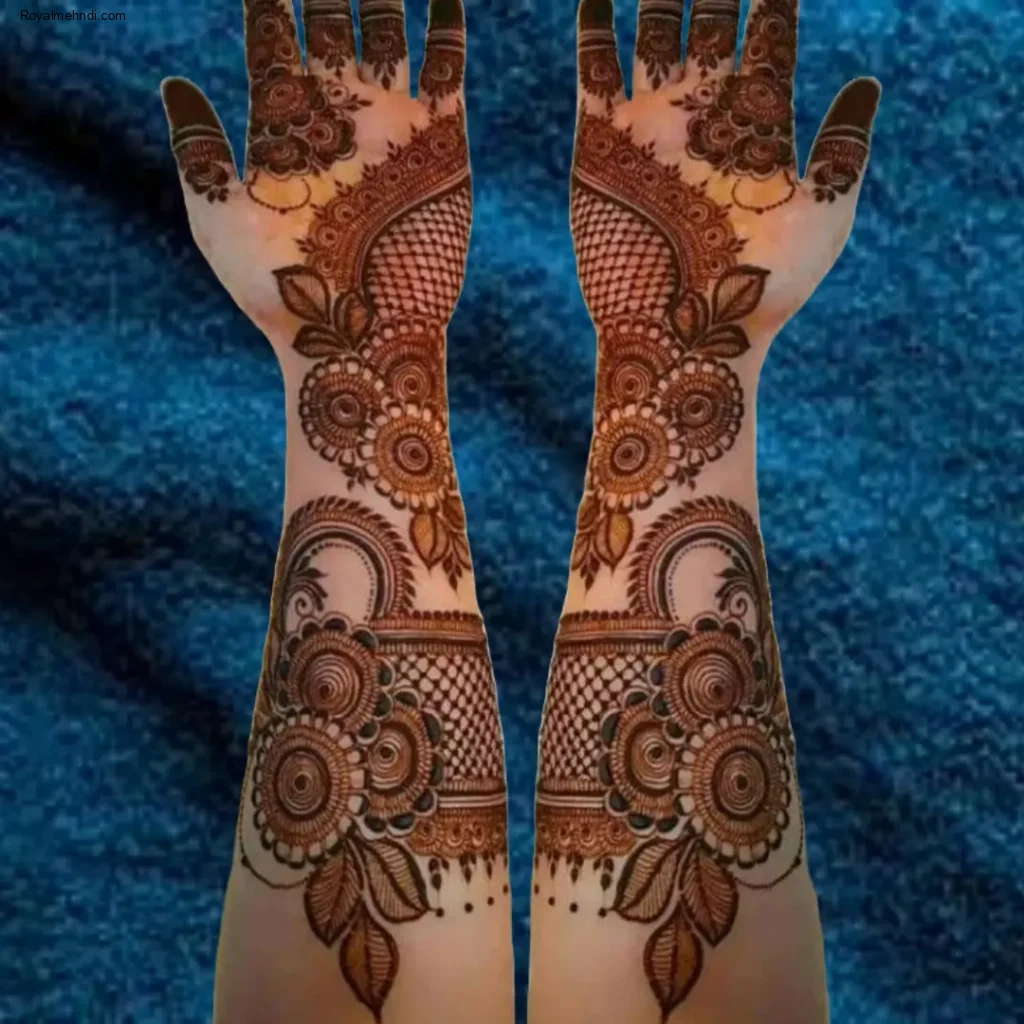 mehndi design simple front hand
