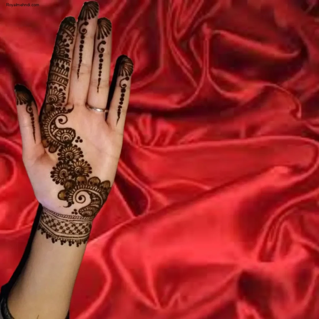 mehndi design for girls front hand