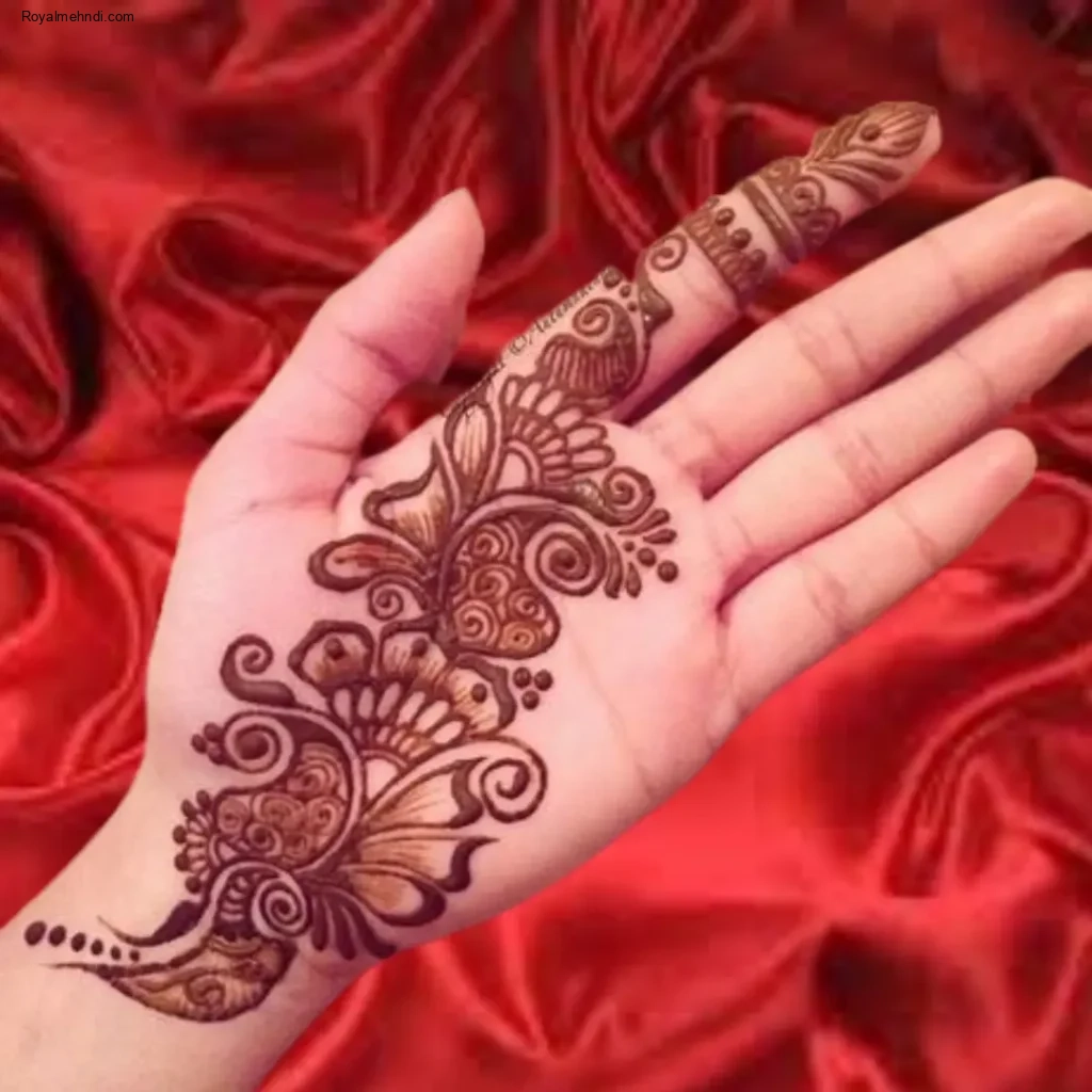 mehndi design for girls front hand