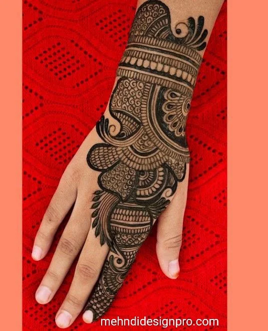 easy backhand mehndi designs
