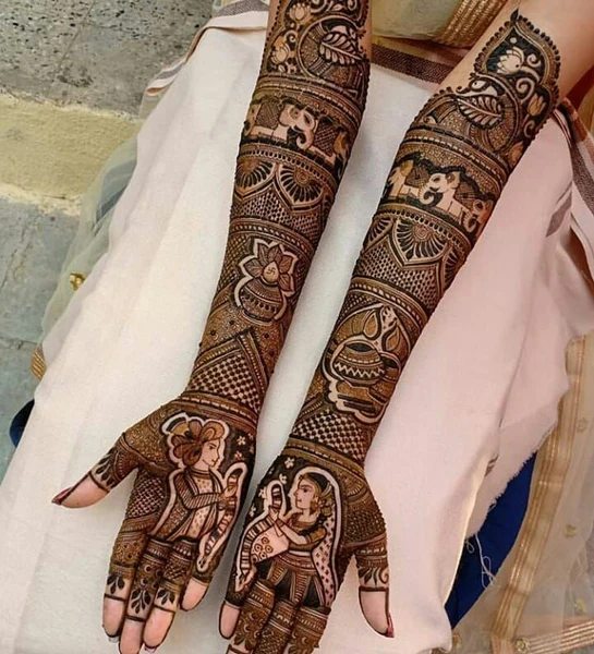 modern full hand mehndi designs