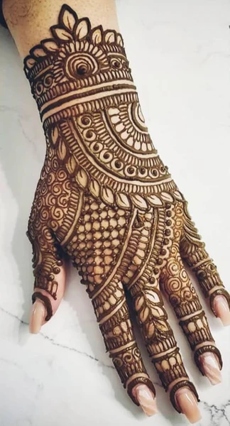 modern full hand mehndi designs