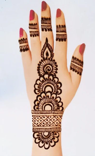 modern full hand mehndi designs