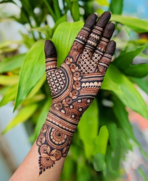 modern full hand mehndi designs