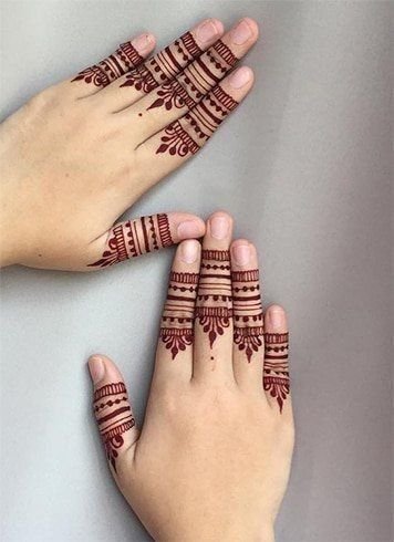 modern full hand mehndi designs