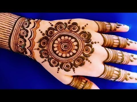 modern full hand mehndi designs