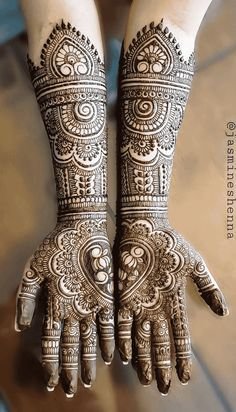 modern full hand mehndi designs