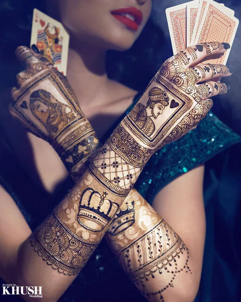 modern full hand mehndi designs