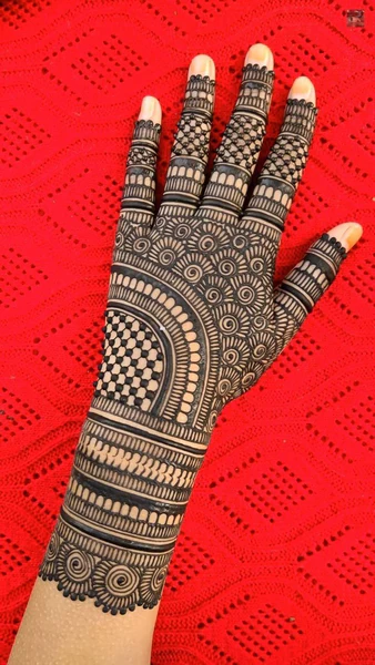 modern full hand mehndi designs