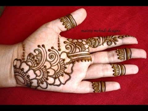 modern full hand mehndi designs