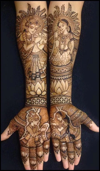 modern full hand mehndi designs