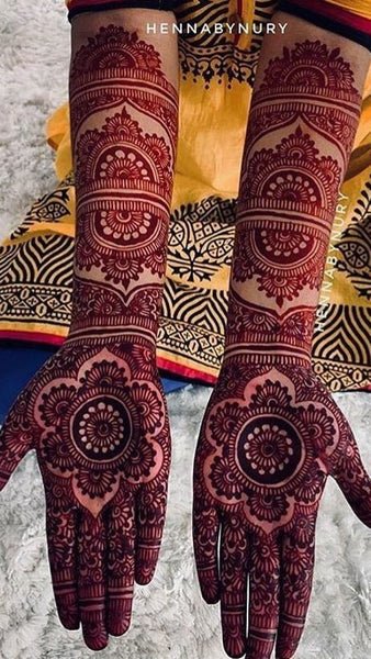 modern full hand mehndi designs