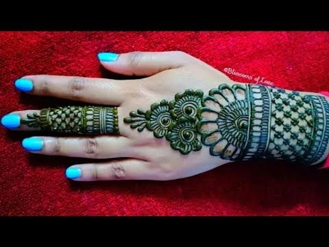 modern full hand mehndi designs