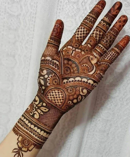 modern full hand mehndi designs