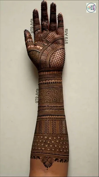 modern full hand mehndi designs