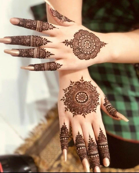 modern full hand mehndi designs