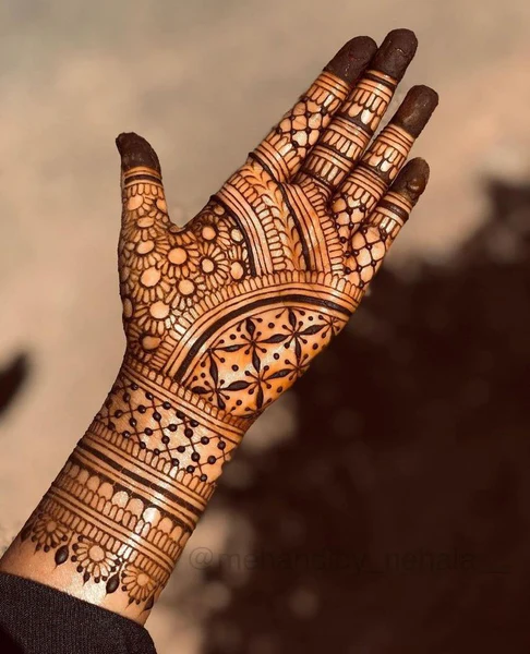 modern full hand mehndi designs