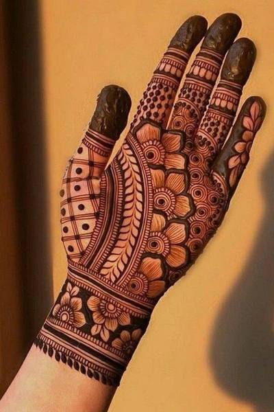 modern full hand mehndi designs
