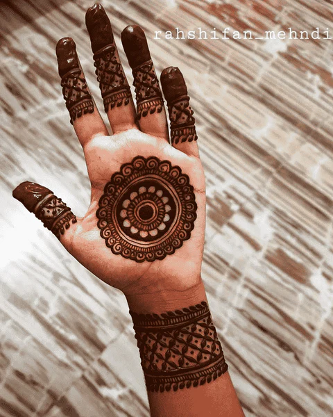 modern full hand mehndi designs