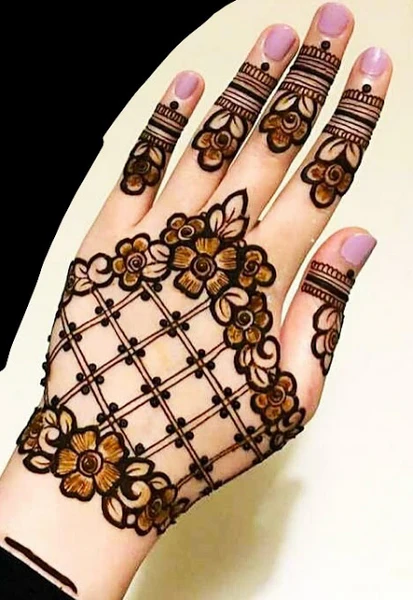modern full hand mehndi designs
