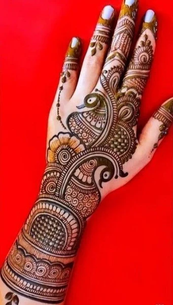 modern full hand mehndi designs