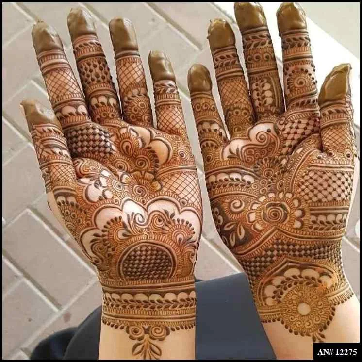 modern full hand mehndi designs