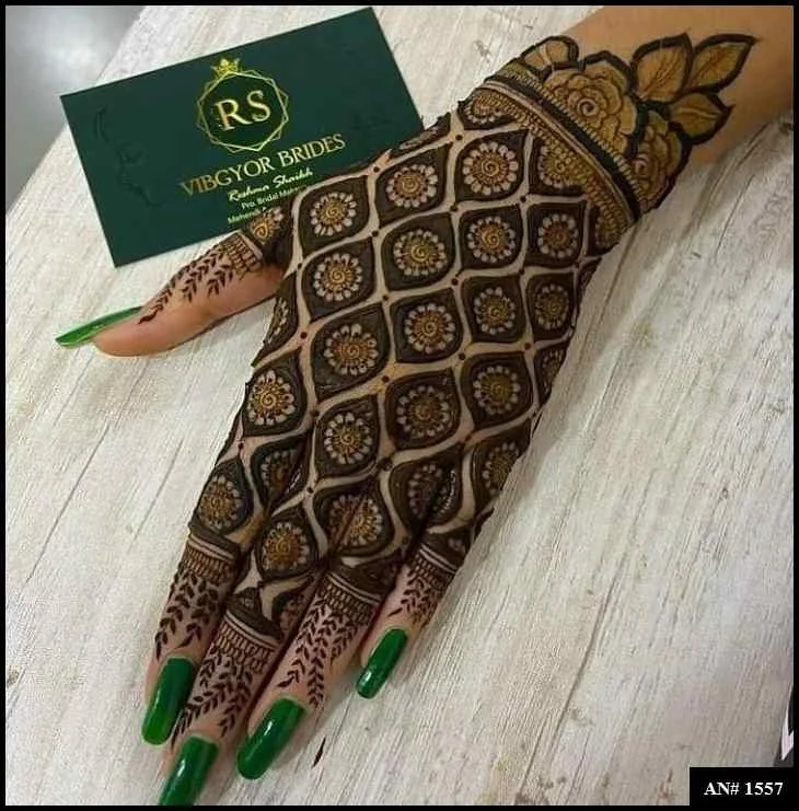modern full hand mehndi designs
