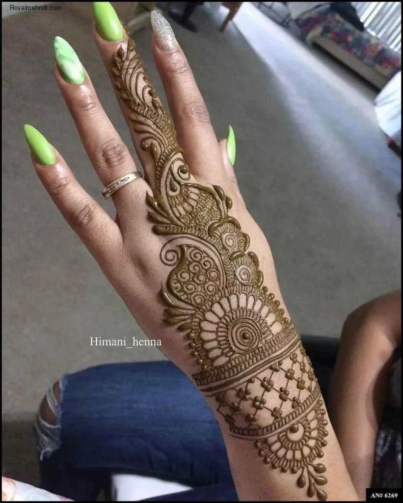 modern full hand mehndi designs