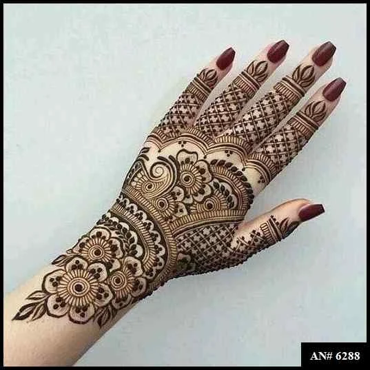 modern full hand mehndi designs
