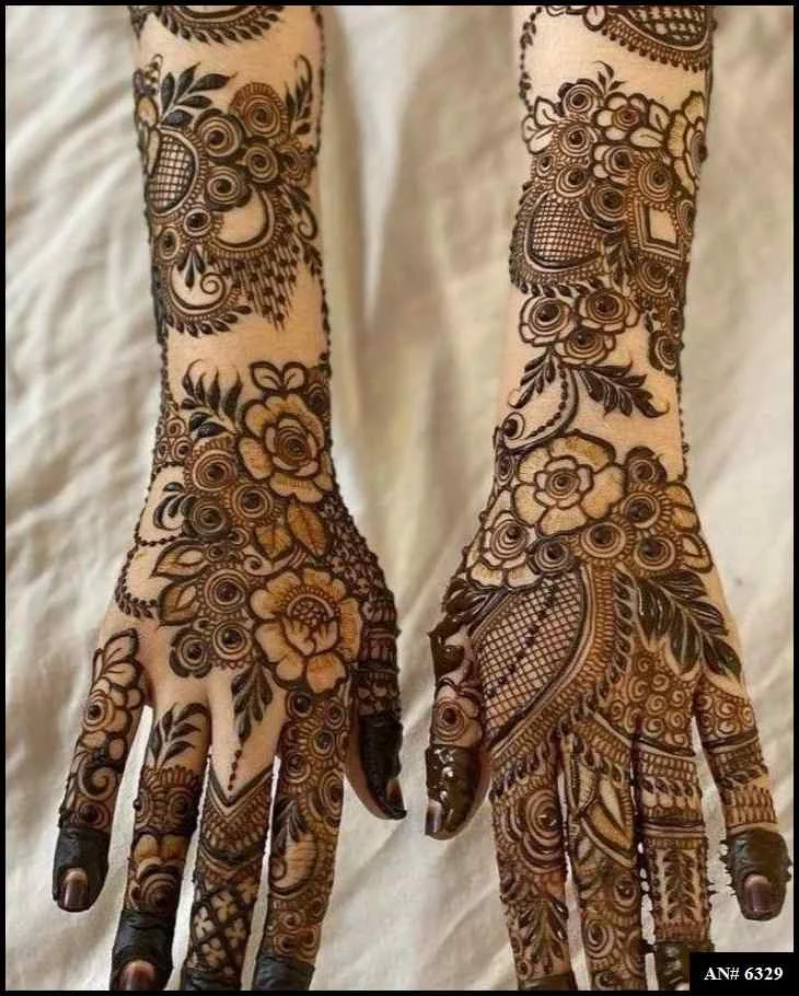 modern full hand mehndi designs