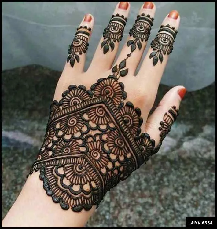 modern full hand mehndi designs