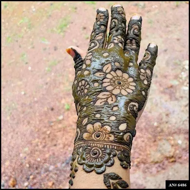 modern full hand mehndi designs