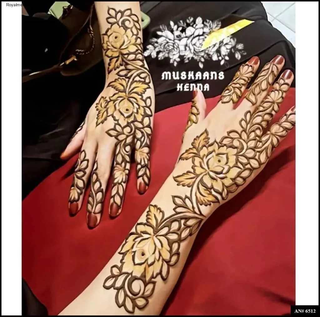 modern full hand mehndi designs