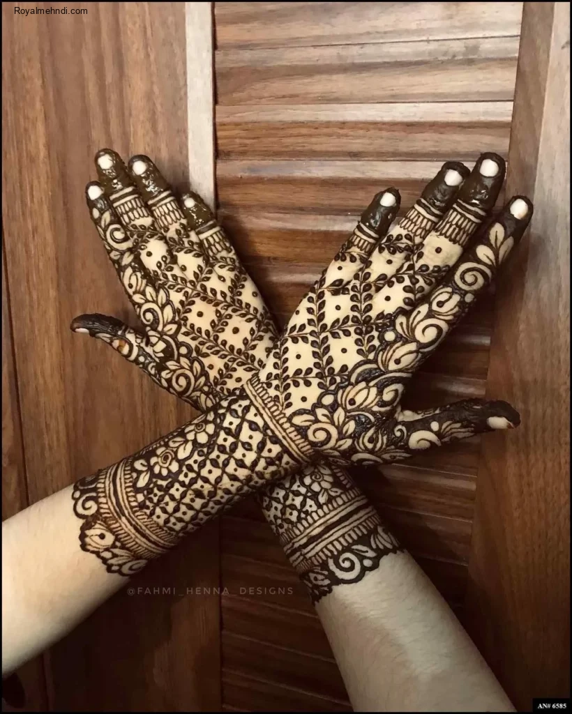 modern full hand mehndi designs