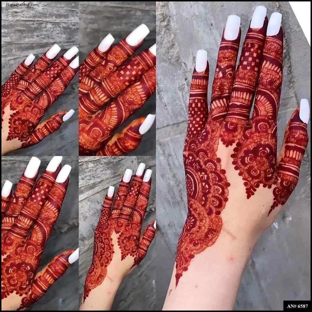 modern full hand mehndi designs