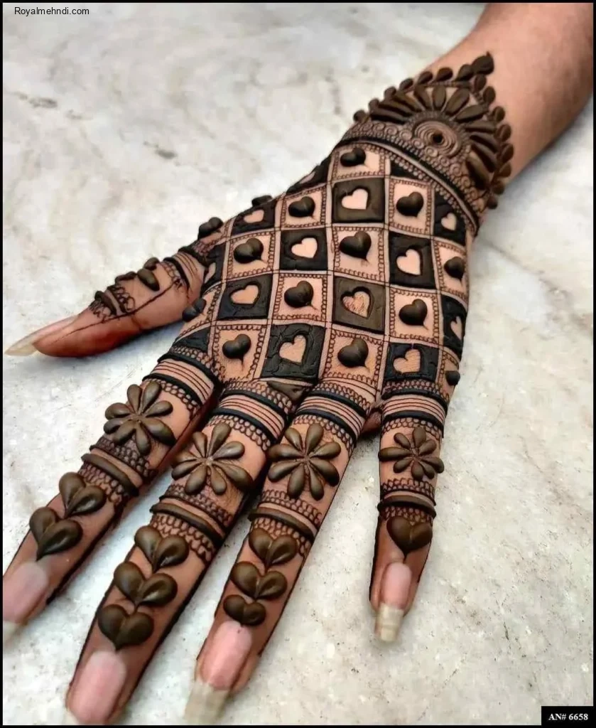 modern full hand mehndi designs