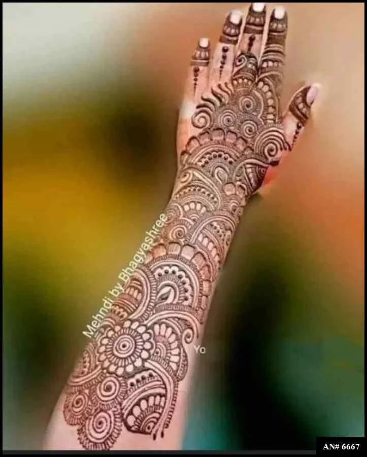 modern full hand mehndi designs