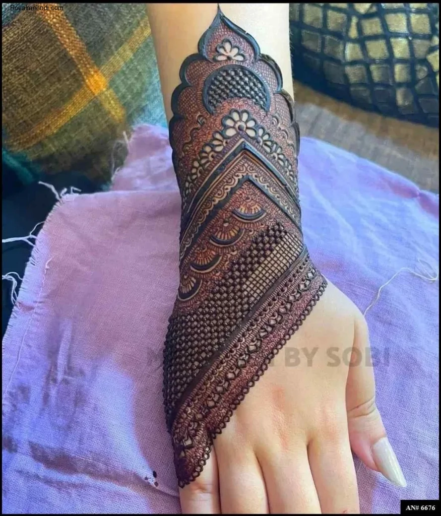 modern full hand mehndi designs