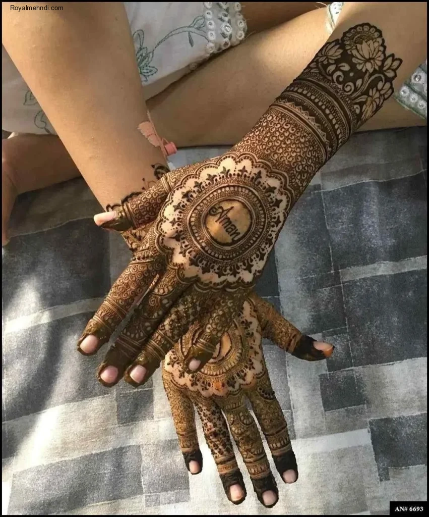 modern full hand mehndi designs