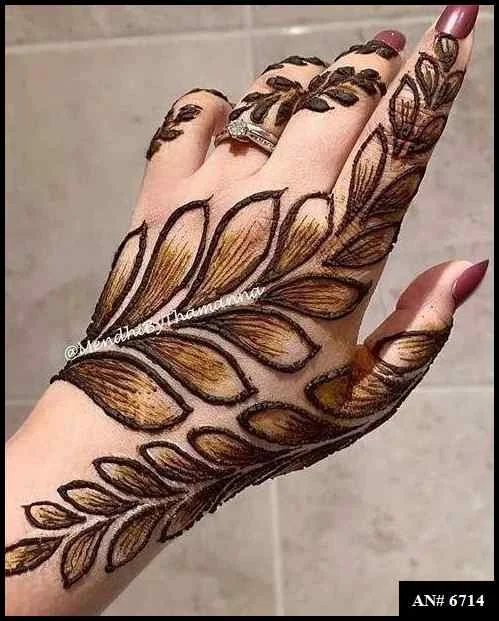 modern full hand mehndi designs