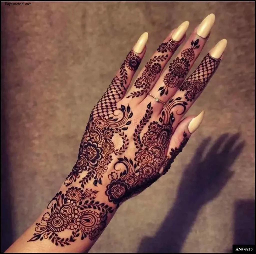 modern full hand mehndi designs