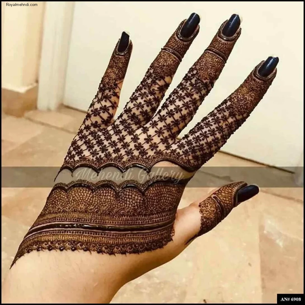 modern full hand mehndi designs