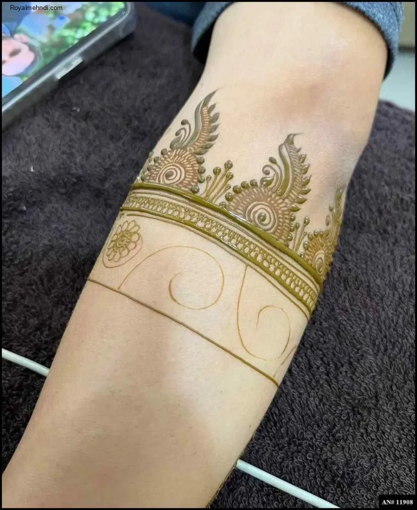 simple mehndi design photo